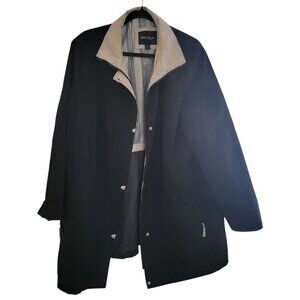 NAUTICA | Water Resistant Soft Shell Black Coat